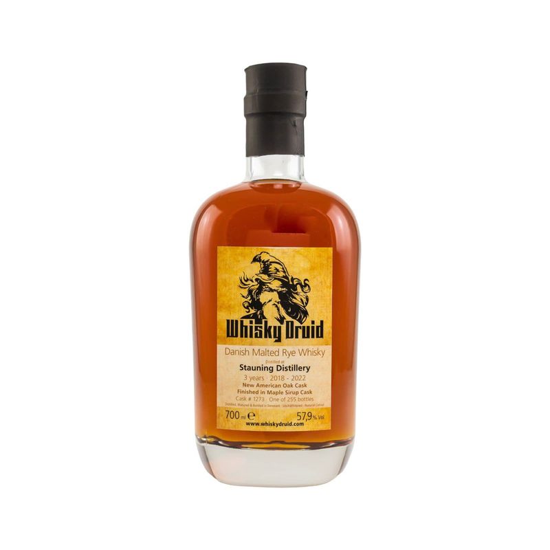 Stauning 2018/2022 3 Jahre Rye Whisky Maple Sirup Cask 57,9% (Whisky Druid/Danish Single Malt)