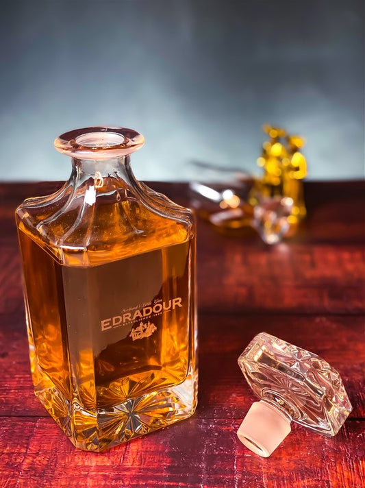 Edradour Whisky Dekanter aus Glas mit graviertem Logo 750ml